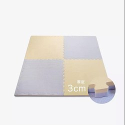 Pato Pato嬰幼兒專用雙色馬卡龍巧拼地墊 60cmx60cmx3cm(一包4入)