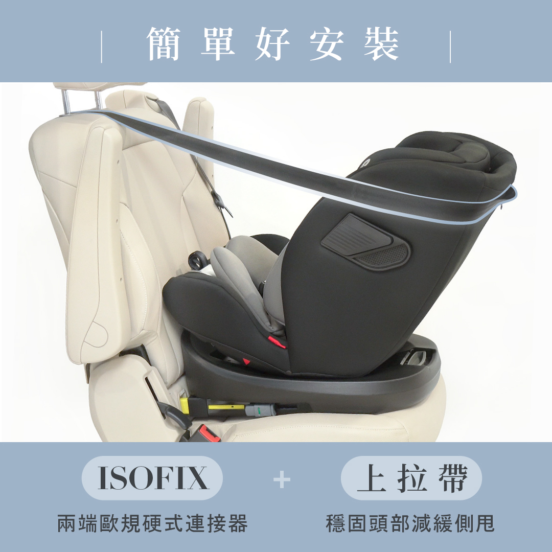 Cuore012 Plus ISOFIX安全座椅 - 經典黑 Cuore012 Plus ISOFIX安全座椅 - 經典黑