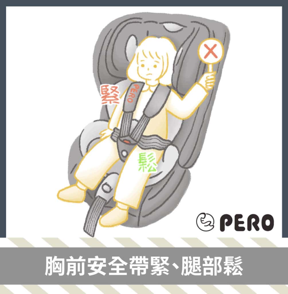 安全座椅五點式安全帶的四大正確須知