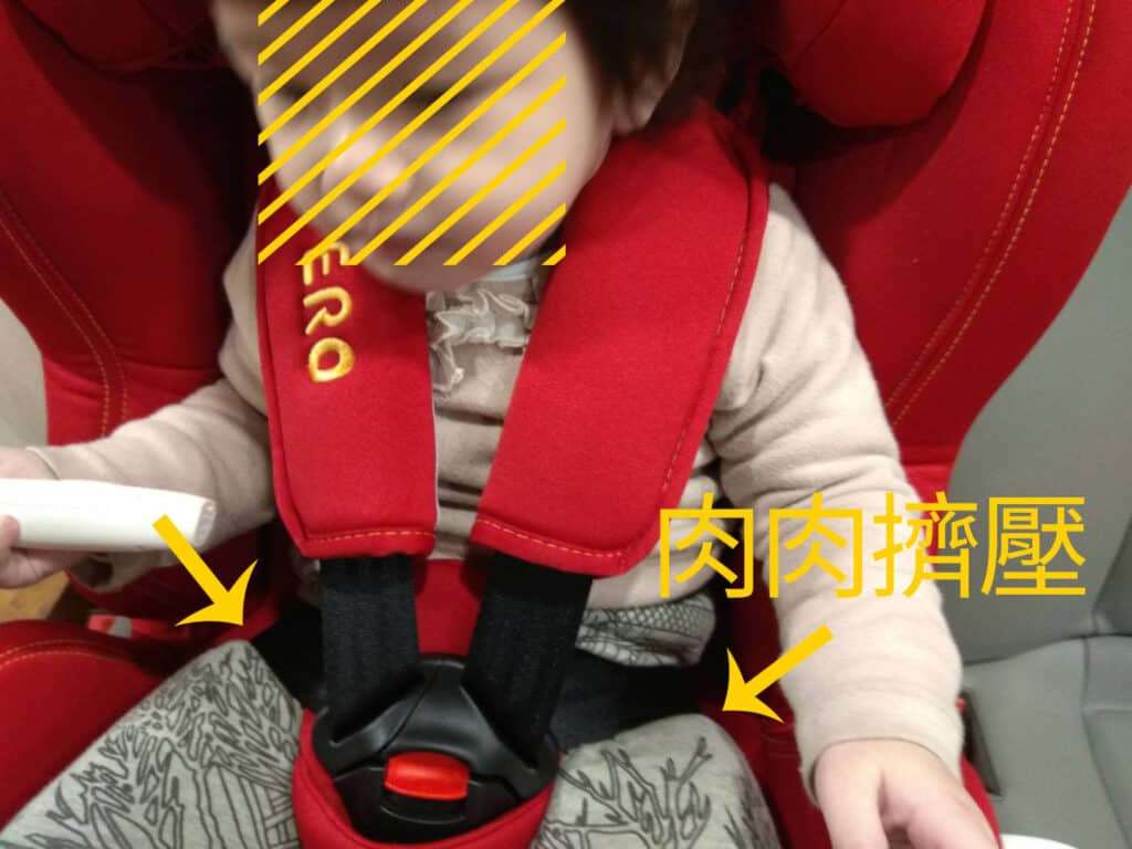 ISOFIX安全座椅五點式安全帶操作說明